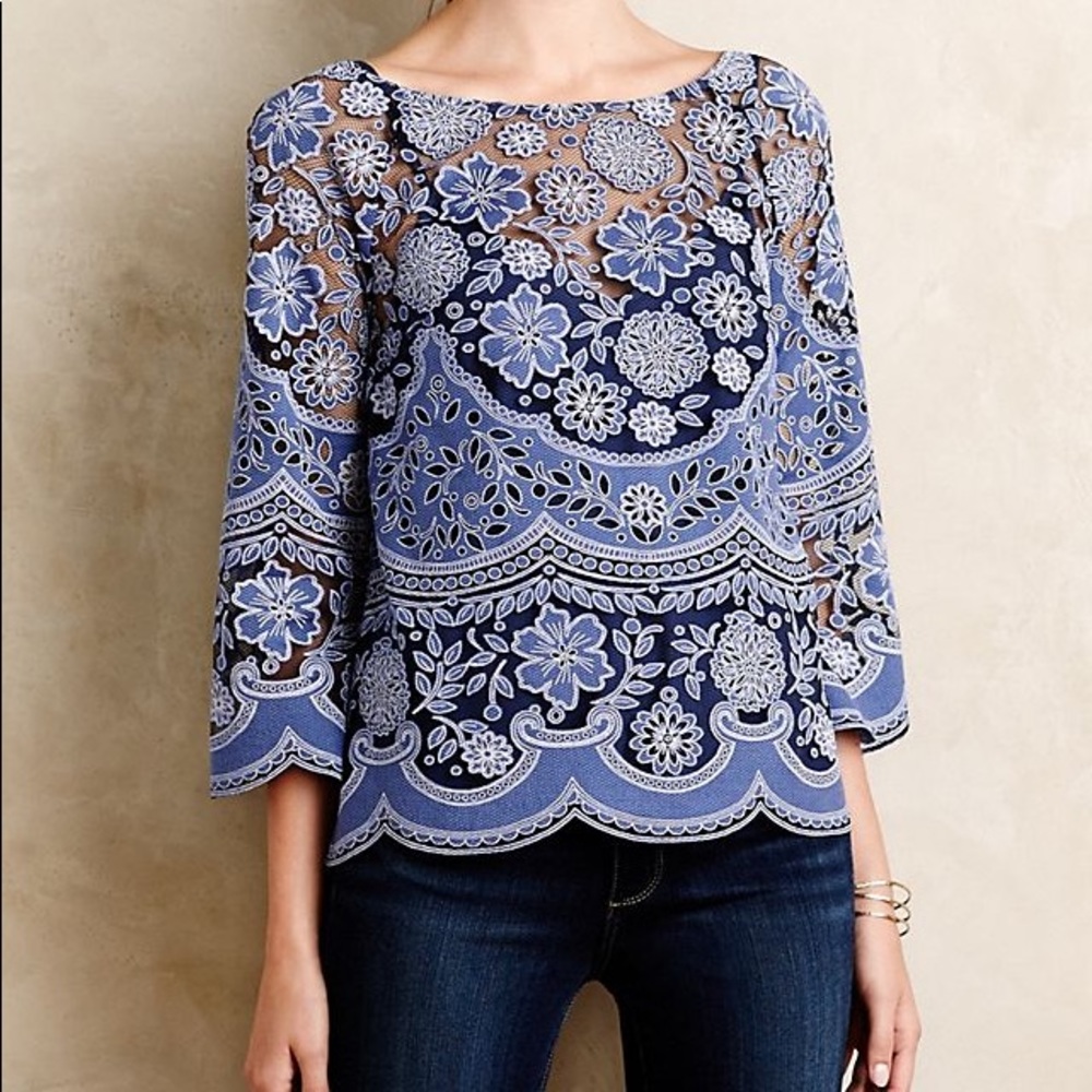 Anthropologie HD in Paris Montmartre Peasant Top 4